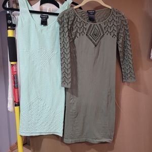 2 bebe dresses size small